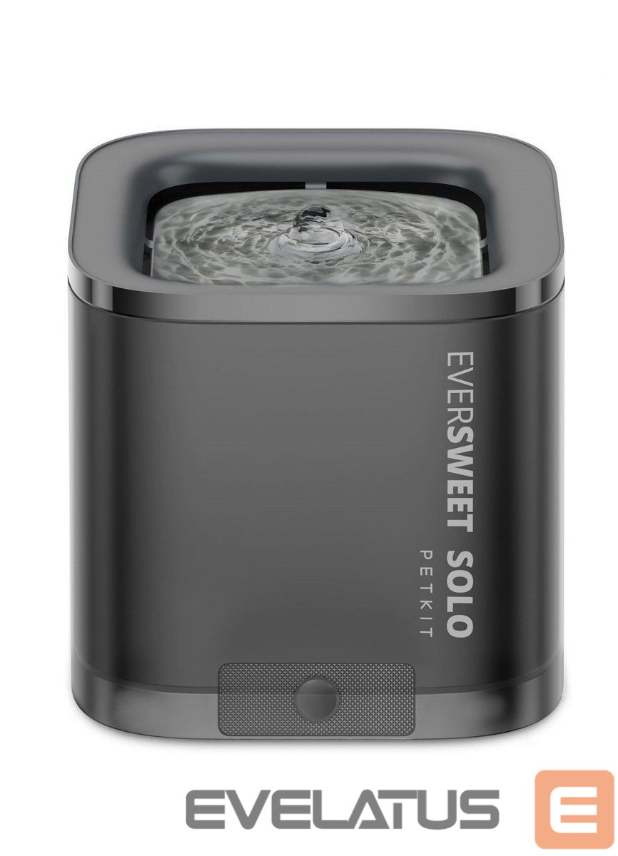 Для домашнего скота PETKIT | Eversweet Solo | Smart Pet Drinking Fountain | Capacity 1.8 L | Material Plastic | Grey