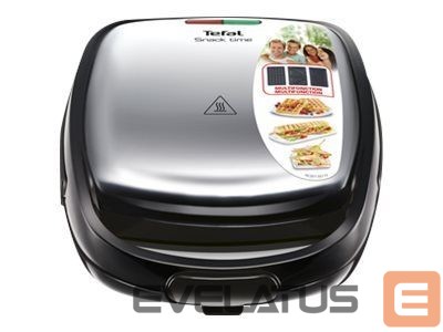 Тостер TEFAL SW342D38 Sandwich Maker, Black/Stainless Steel