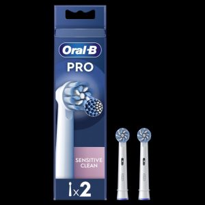 Зубная щётка Oral-B  | Replaceable toothbrush heads | EB60X-2 Sensitive Clean Pro | Heads | For adults | Number of brush heads included 2 | White 