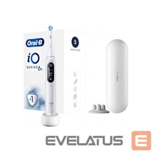 Зубная щётка Oral-B  Electric Toothbrush | iO6 | Rechargeable | For adults | Number of brush heads included 1 | Number of teeth brushing modes 5 | White 