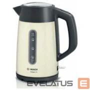Чайник Bosch  Kettle TWK4P437 Electric, 2400 W, 1.7 L, Stainless steel, Beige 