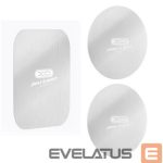 Авто держатель iLike  Magnetic holder plates 3pcs stickers Silver