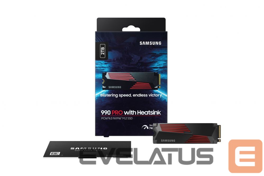 Жесткий диск SSD Samsung Samsung 990 PRO M.2 2000 GB PCI EXPRESS 4.0 V-NAND MLC NVME Black
