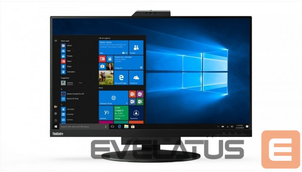 Монитор Lenovo Monitor ThinkCentre Tiny In One 27 27 ", IPS, QHD, 2560 x 1440, 16:9, 14 ms, 350 cd/m², Black