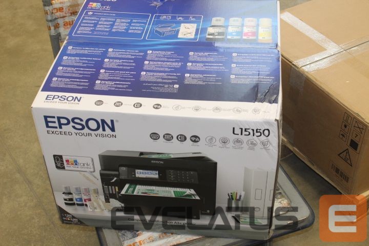 Принтер EPSON SALE OUT. EcoTank L15150 Pint Scan Copy Fax EcoTank L15150 Colour, Inkjet, Multicunctional Printer, A3+, Wi-Fi, Black, DAMAGED PACKAGING
