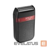 Бритва Adler  Shaver AD 2923 Cordless, Charging time 1 h, Operating time 45 min, Wet use, NiMH, Number of shaver heads/blades 1, Black 