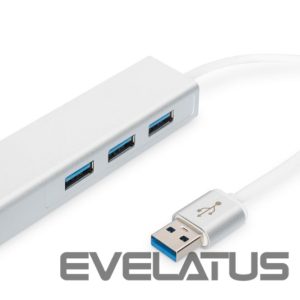 Кабель Digitus  3-port USB Hub and Gigabit LAN adapter 	DA-70250-1 