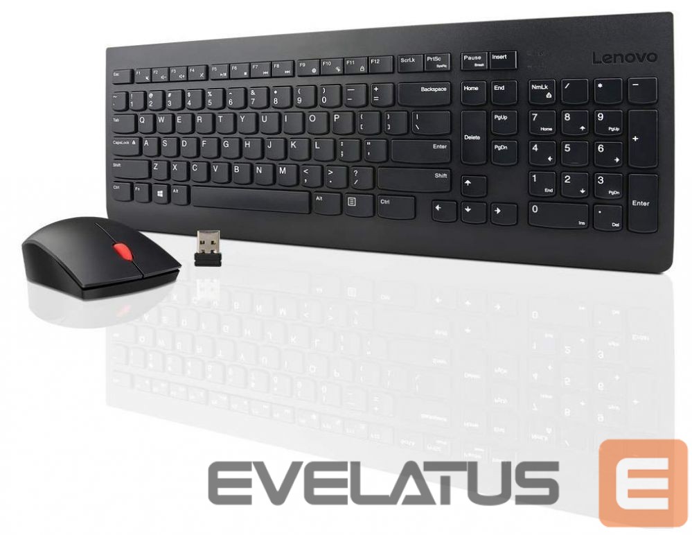 Компьютерная клавиатура Lenovo Wireless Combo Keyboard & Mouse 510 2.4 GHz Wireless via Nano USB, Keyboard layout English, Black