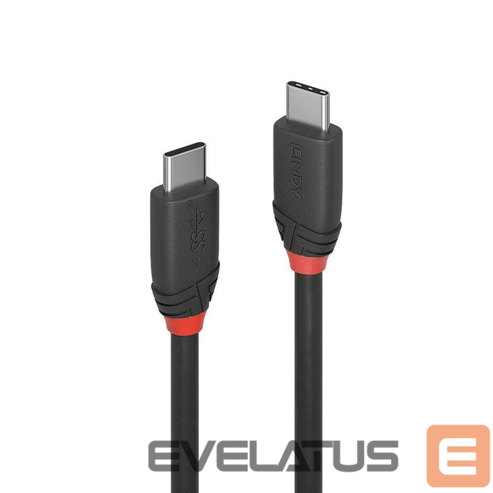 Кабель LINDY CABLE USB3.2 C-C 1.5M/BLACK 36907