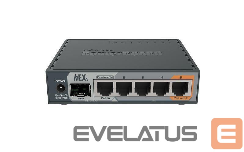 Роутер Mikrotik NET ROUTER 10/100/1000M 5PORT/HEX S RB760IGS