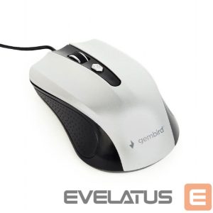 Компьютерная мышь Gembird  MOUSE USB OPTICAL BLACK/SILVER/MUS-4B-01-BS 