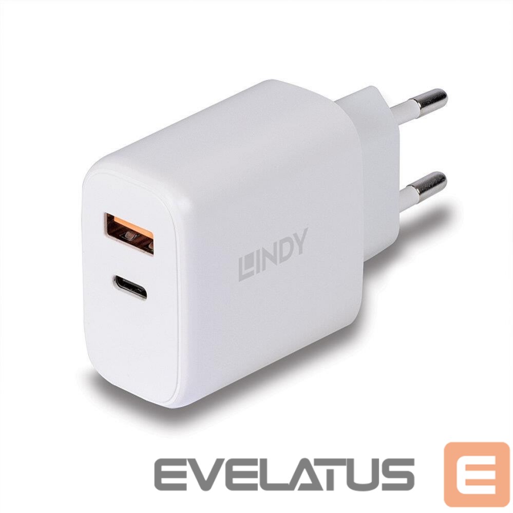 Зарядные устройства и провода LINDY CHARGER WALL 30W/73424