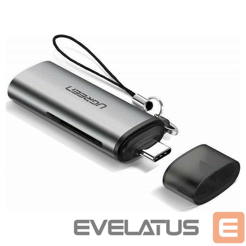 Переходник Ugreen UGREEN USB-C Card Reader For TF/SD Grey