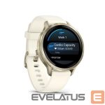 Умные часы Garmin  Venu 4 - 41mm, Lunar Gold with Bone Silicone Band sports watch 