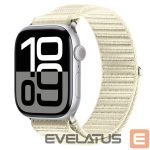Ремешок Dux Ducis  Apple Watch 42/44/45/46/49MM YE Nylon Braided Loop Wrist Strap Starlight