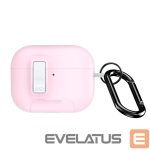 Чехол для наушников Dux Ducis Apple AirPods Pro 3 PECQ Series PC+TPU Cover with Hook White Pink