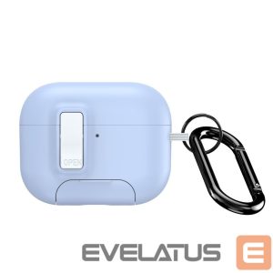 Чехол для наушников Dux Ducis Apple AirPods Pro 3 PECQ Series PC+TPU Cover with Hook White Blue
