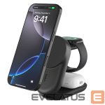 Беспроводное зарядное устройство Belkin  UltraCharge 25w Qi2 3in1 Magnetic Charger Black