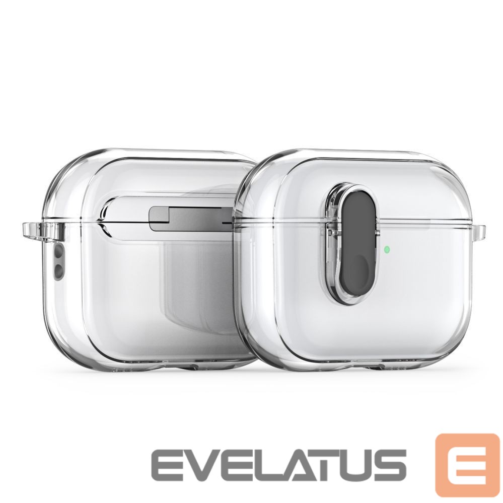 Чехол для наушников Dux Ducis Apple AirPods Pro 3 PECL Series PC+TPU Cover with Hook Black Clear