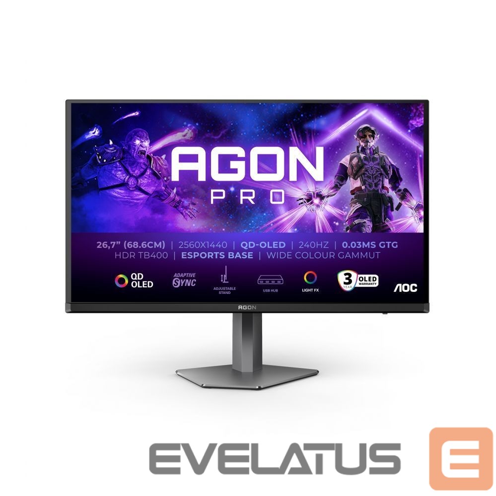 Мониторы Aoc international AOC AG276QZD2 27inch OLED 2560x1440