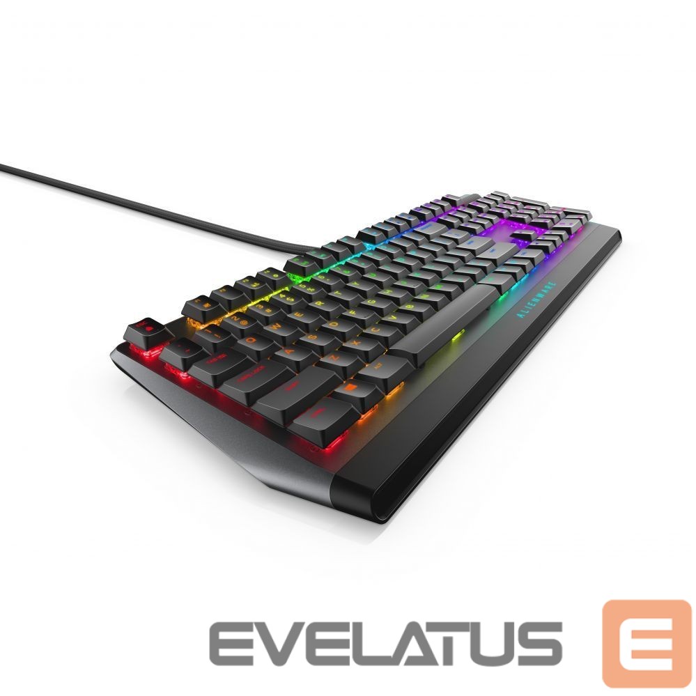 Компьютерная клавиатура Dell AW510K Mechanical Gaming Keyboard, RGB LED light, EN, Dark Gray, Wired