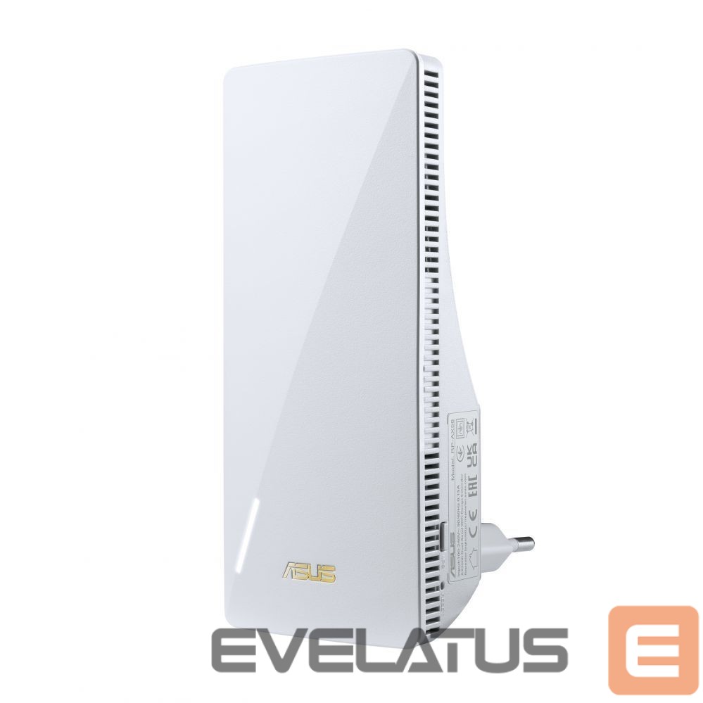 Роутер Asus AX3000 Dual-band WiFi 6 Range Extender (EU) | RP-AX58 | 802.11ax | 574+2402 Mbit/s | 10/100/1000 Mbit/s | Ethernet LAN (RJ-45) ports 1 | Mesh Support Yes | MU-MiMO No | No mobile broadband | Antenna type Internal
