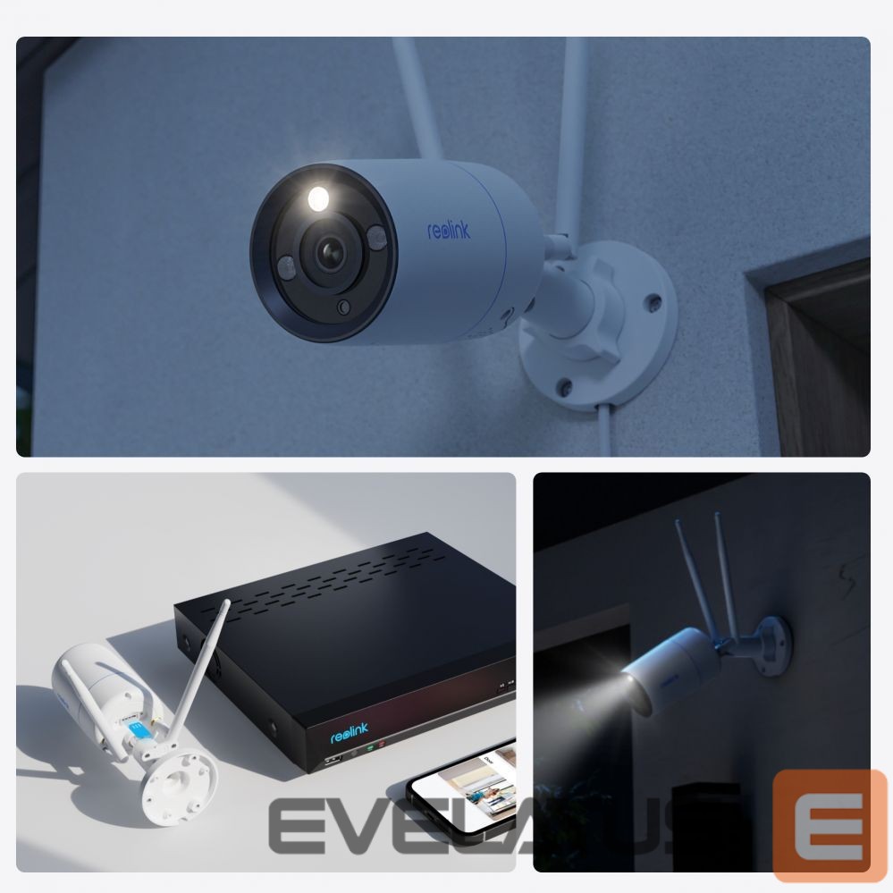 Веб камера Reolink W330 4K WiFi 6 Surveillance Camera, Faster Speed & Higher Stability, White