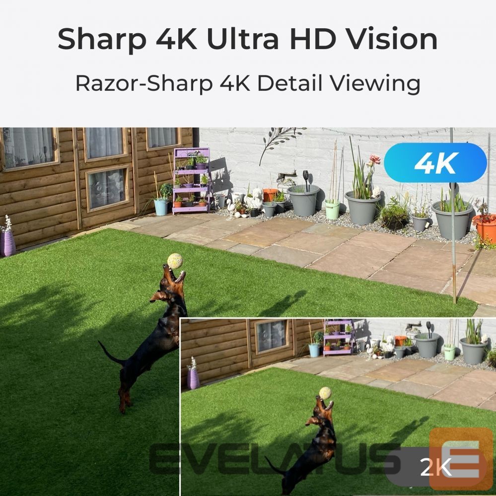 Веб камера Reolink W330 4K WiFi 6 Surveillance Camera, Faster Speed & Higher Stability, White