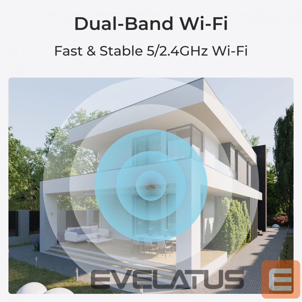 Веб камера Reolink W330 4K WiFi 6 Surveillance Camera, Faster Speed & Higher Stability, White