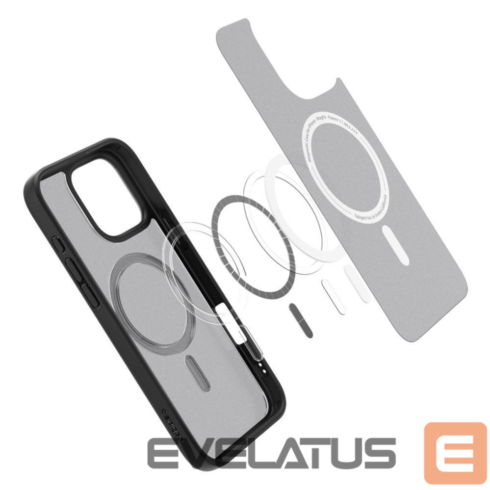 Чехол на заднюю панель Spigen Spigen Ultra Hybrid Mag Case with MagSafe for iPhone 16 Pro Max - Black