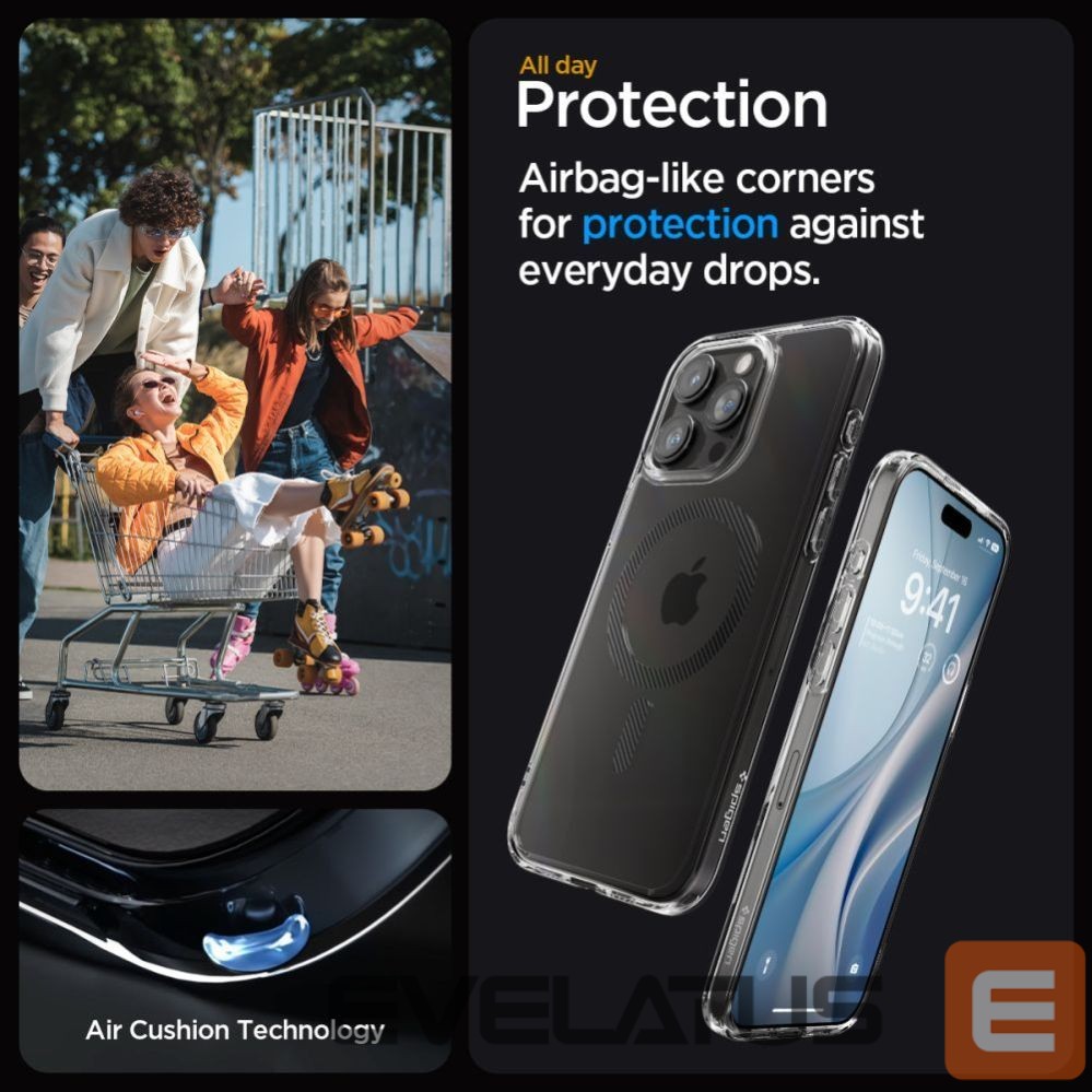 Другие товары Spigen Spigen Ultra Hybrid Mag Case with MagSafe for iPhone 15 Pro - Gray
