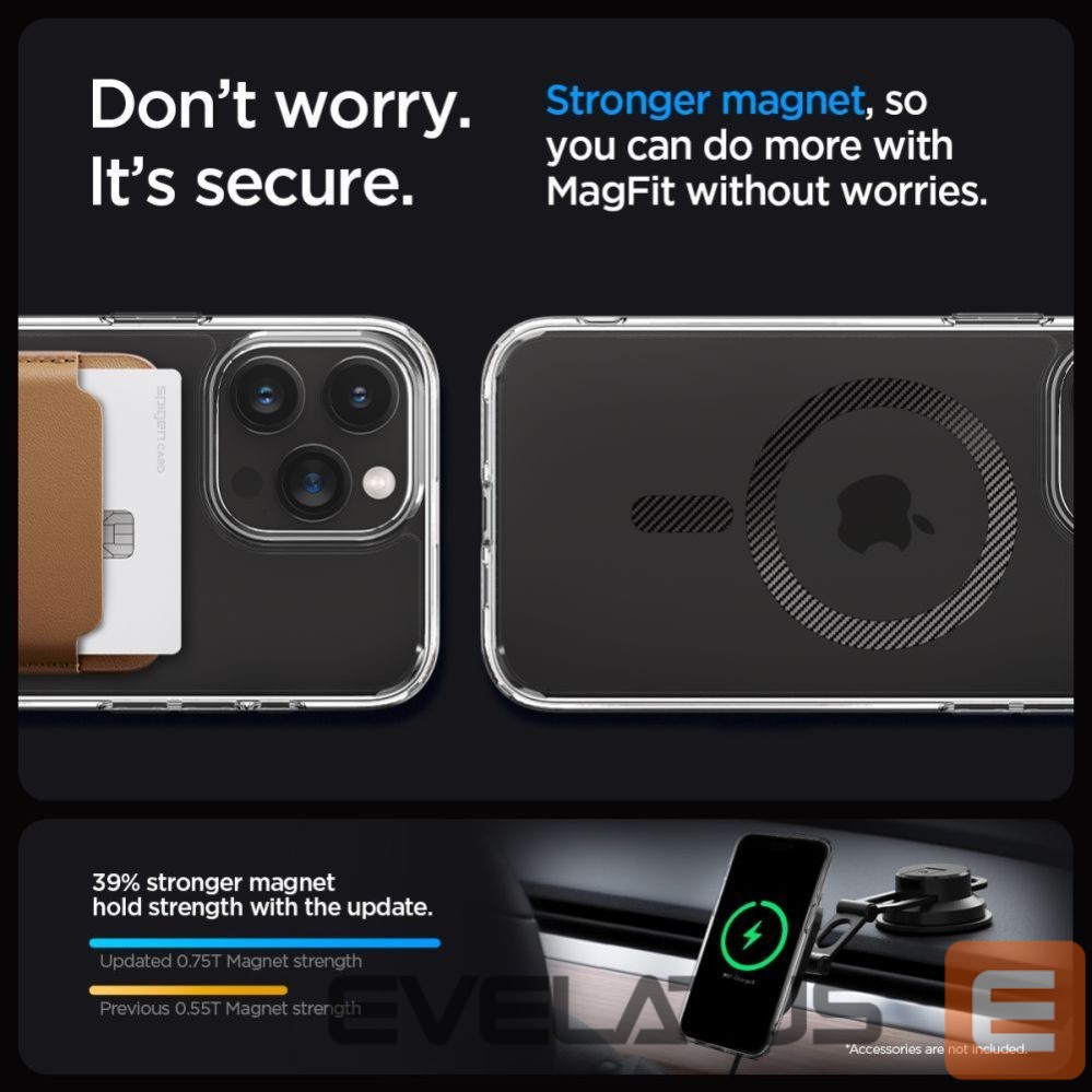 Другие товары Spigen Spigen Ultra Hybrid Mag Case with MagSafe for iPhone 15 Pro - Gray