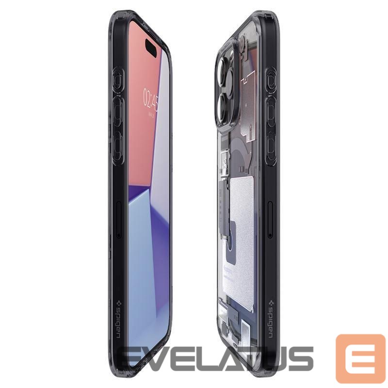 Другие товары Spigen Spigen Ultra Hybrid Mag Case with MagSafe for iPhone 15 Pro - Dark Gray (Zero One Pattern)