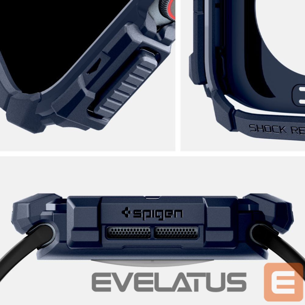 Другие товары Spigen Spigen Rugged Armor Case for Apple Watch 10 46mm - Navy Blue