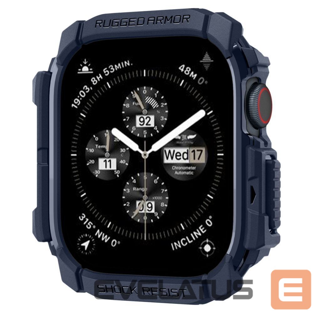Другие товары Spigen Spigen Rugged Armor Case for Apple Watch 10 46mm - Navy Blue
