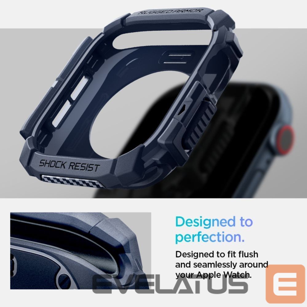 Другие товары Spigen Spigen Rugged Armor Case for Apple Watch 10 46mm - Navy Blue