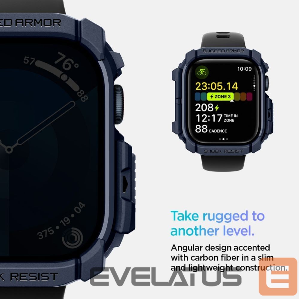 Другие товары Spigen Spigen Rugged Armor Case for Apple Watch 10 46mm - Navy Blue