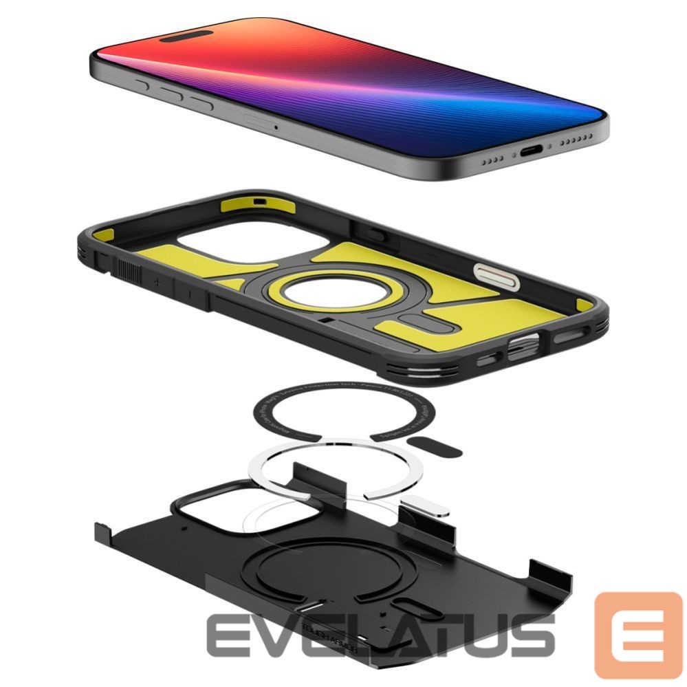 Другие товары Spigen Spigen Tough Armor "T" MagSafe case for iPhone 16 Pro Max - black