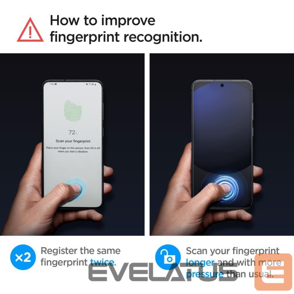 Другие товары Spigen Spigen Glas.tR EZ Fit Tempered Glass for Samsung Galaxy S24 FE (2 pcs.)