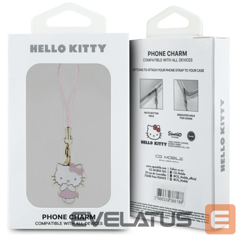 Другие товары Hello Kitty Hello Kitty Charm Kitty Cute Pendant - Pink