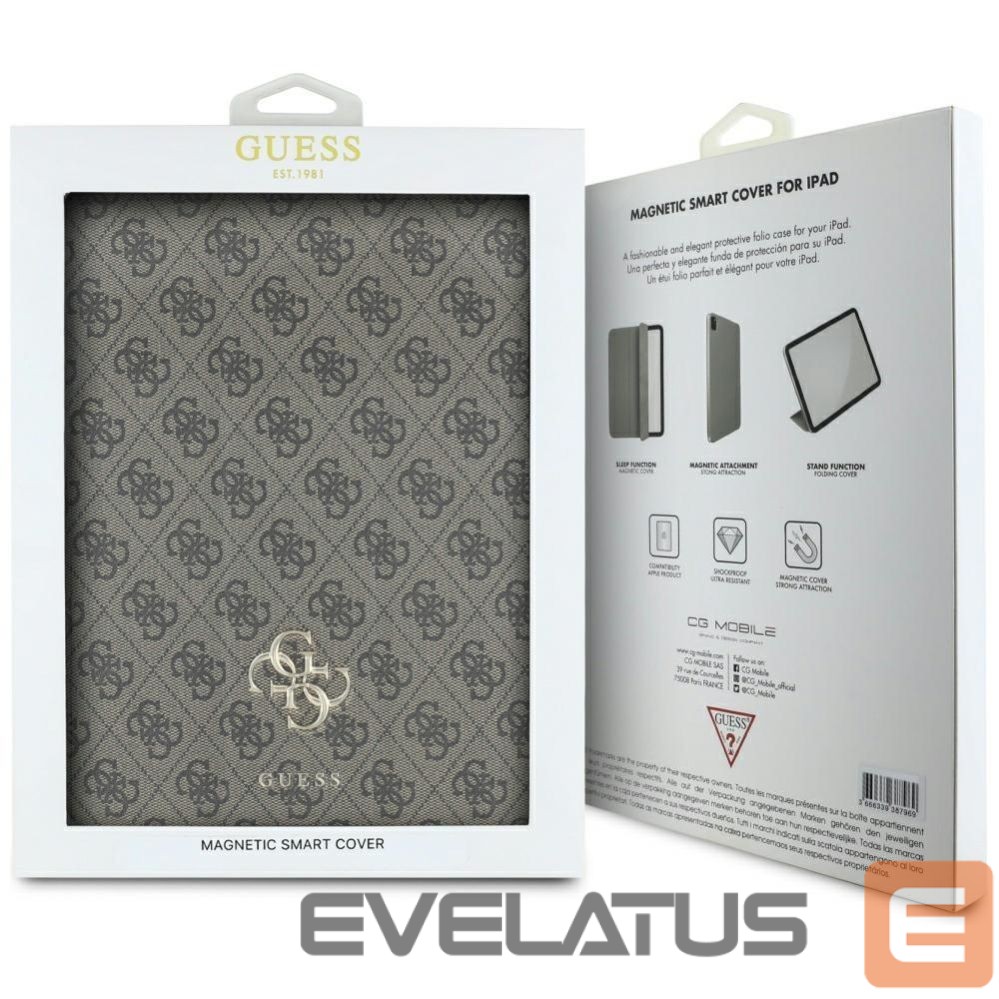 Другие товары Guess Guess GUFC13RM24PS4SGW iPad Air 13" 2024 brown Magnetic 4G Big Logo