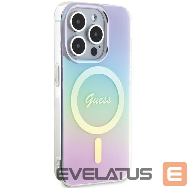 Другие товары Guess Guess GUHMP15XHITSU iPhone 15 Pro Max 6.7" purple/purple hardcase IML Iridescent MagSafe