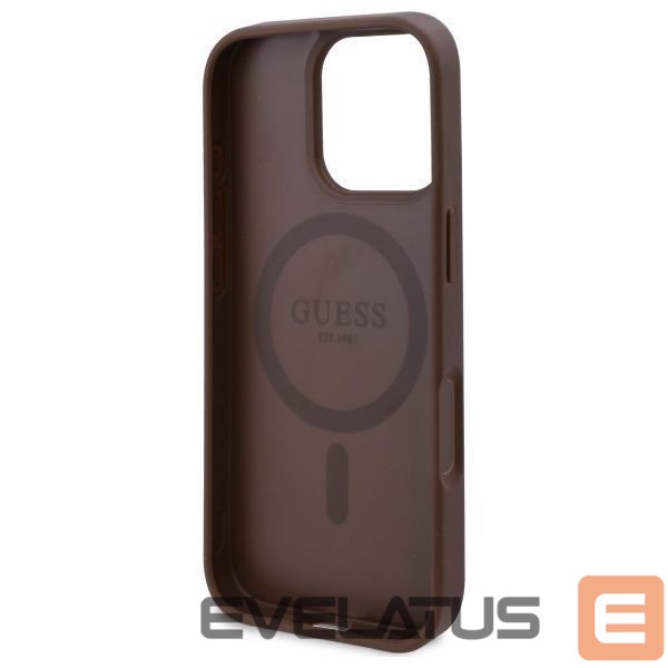 Другие товары Guess Guess GUHMP16LP4ROPEMCW iPhone 16 Pro 6.3" brown/brown hardcase 4G Flowers Print MagSafe