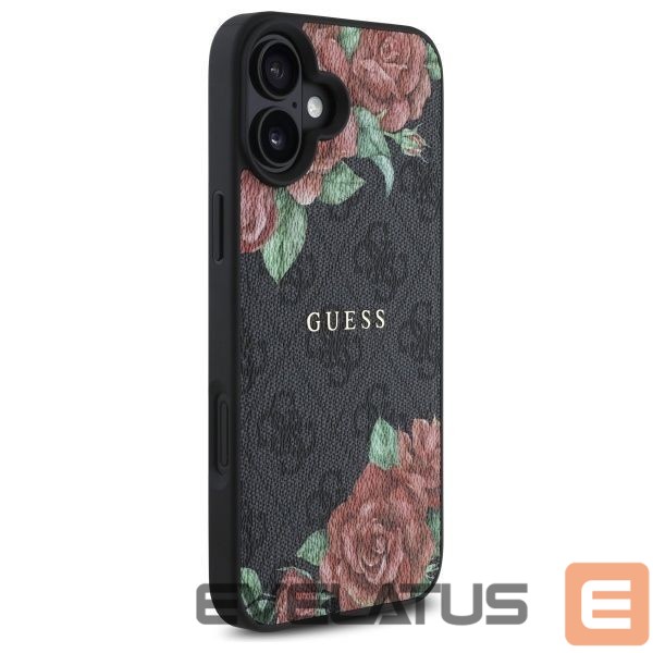 Другие товары Guess Guess GUHMP16SP4ROPEMCK iPhone 16 6.1" black/black hardcase 4G Flowers Print MagSafe