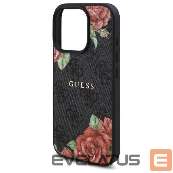Другие товары Guess Guess GUHMP16XP4ROPEMCK iPhone 16 Pro Max 6.9" black/black hardcase 4G Flowers Print MagSafe
