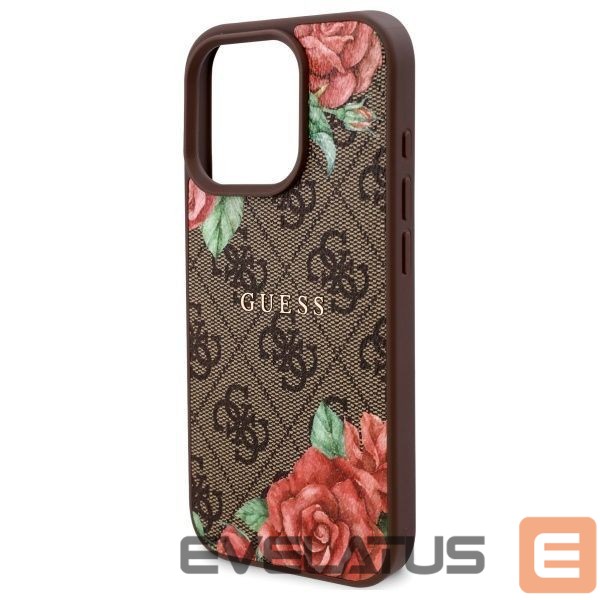 Другие товары Guess Guess GUHMP16XP4ROPEMCW iPhone 16 Pro Max 6.9" brown/brown hardcase 4G Flowers Print MagSafe
