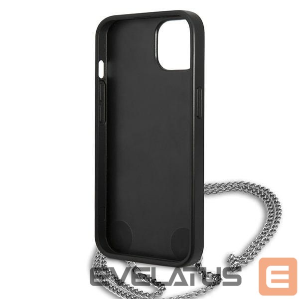 Другие товары Karl Lagerfeld Karl Lagerfeld Leather Textured and Chain Case for iPhone 13 / 14 / 15 6.1" - Black