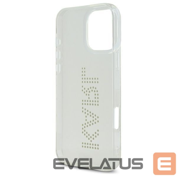 Другие товары Karl Lagerfeld Karl Lagerfeld KLHCP16XHKLSTDCT iPhone 16 Pro Max 6.9" Clear Hard Case IML Rhinestones Logo