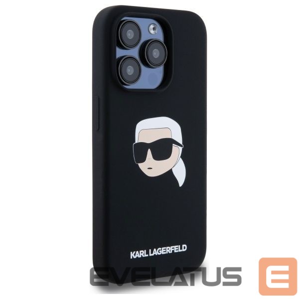 Другие товары Karl Lagerfeld Karl Lagerfeld KLHMP15LSKHPPLK iPhone 15 Pro 6.1" black/black hardcase Silicone Karl Head Print MagSafe