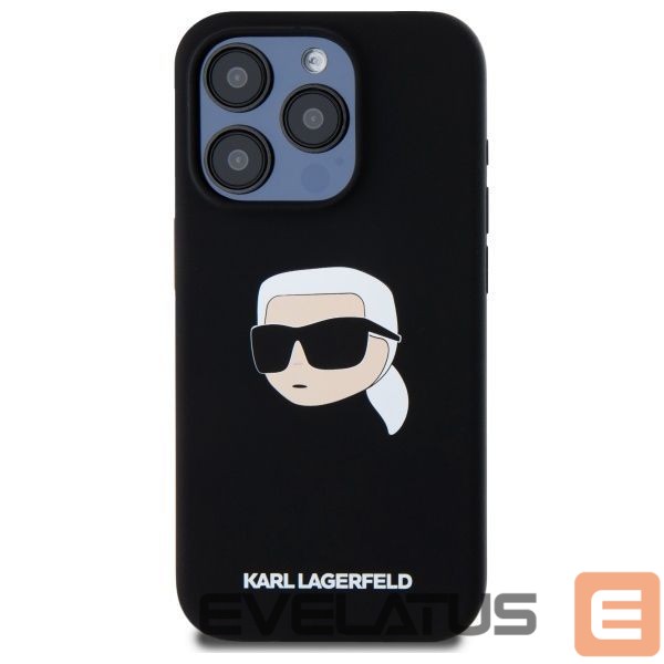 Другие товары Karl Lagerfeld Karl Lagerfeld KLHMP15LSKHPPLK iPhone 15 Pro 6.1" black/black hardcase Silicone Karl Head Print MagSafe